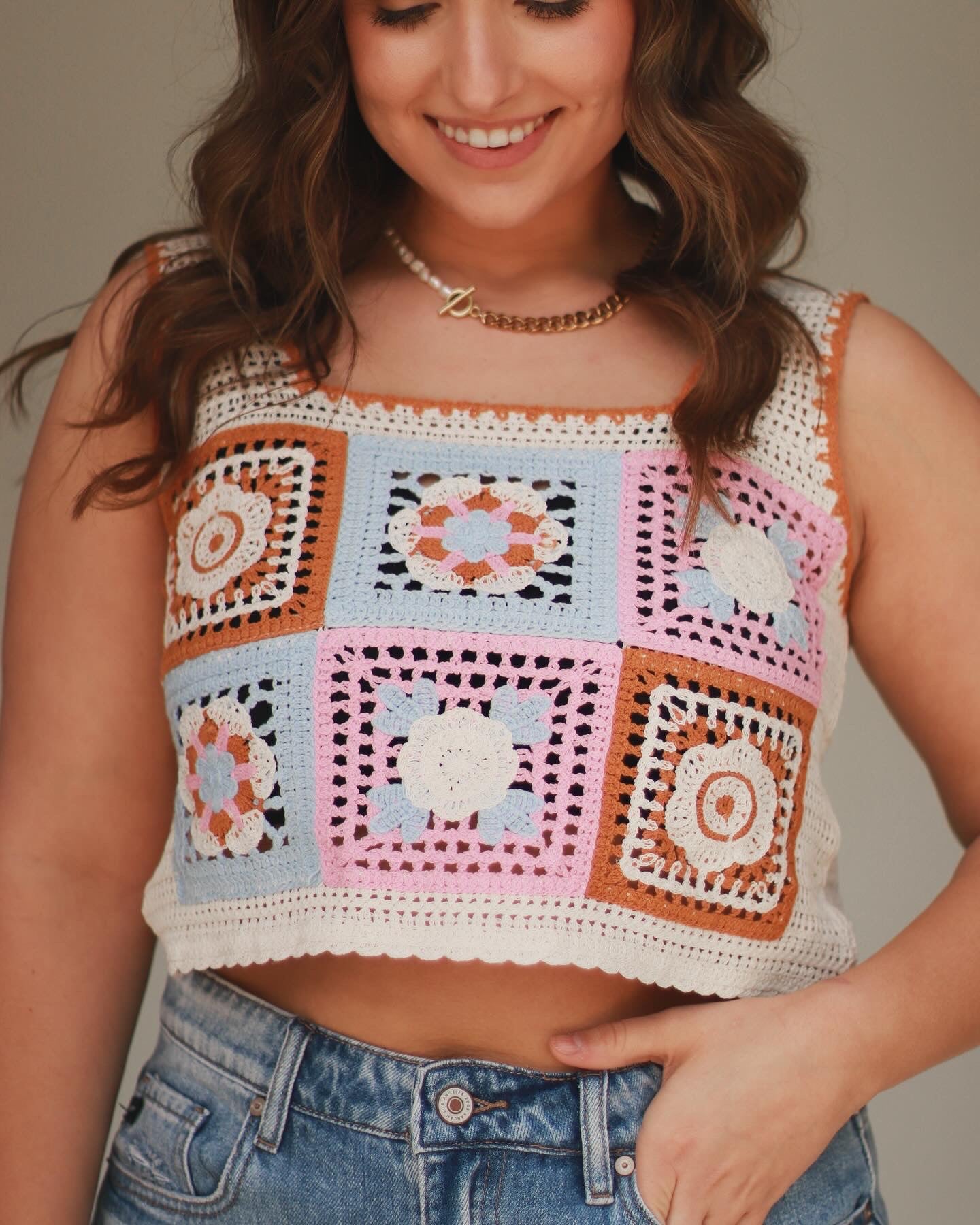 Savannah Crochet Tank