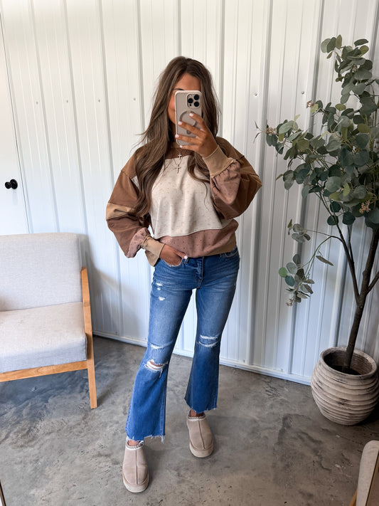 High Rise Kick Flare Jeans- Lovervet