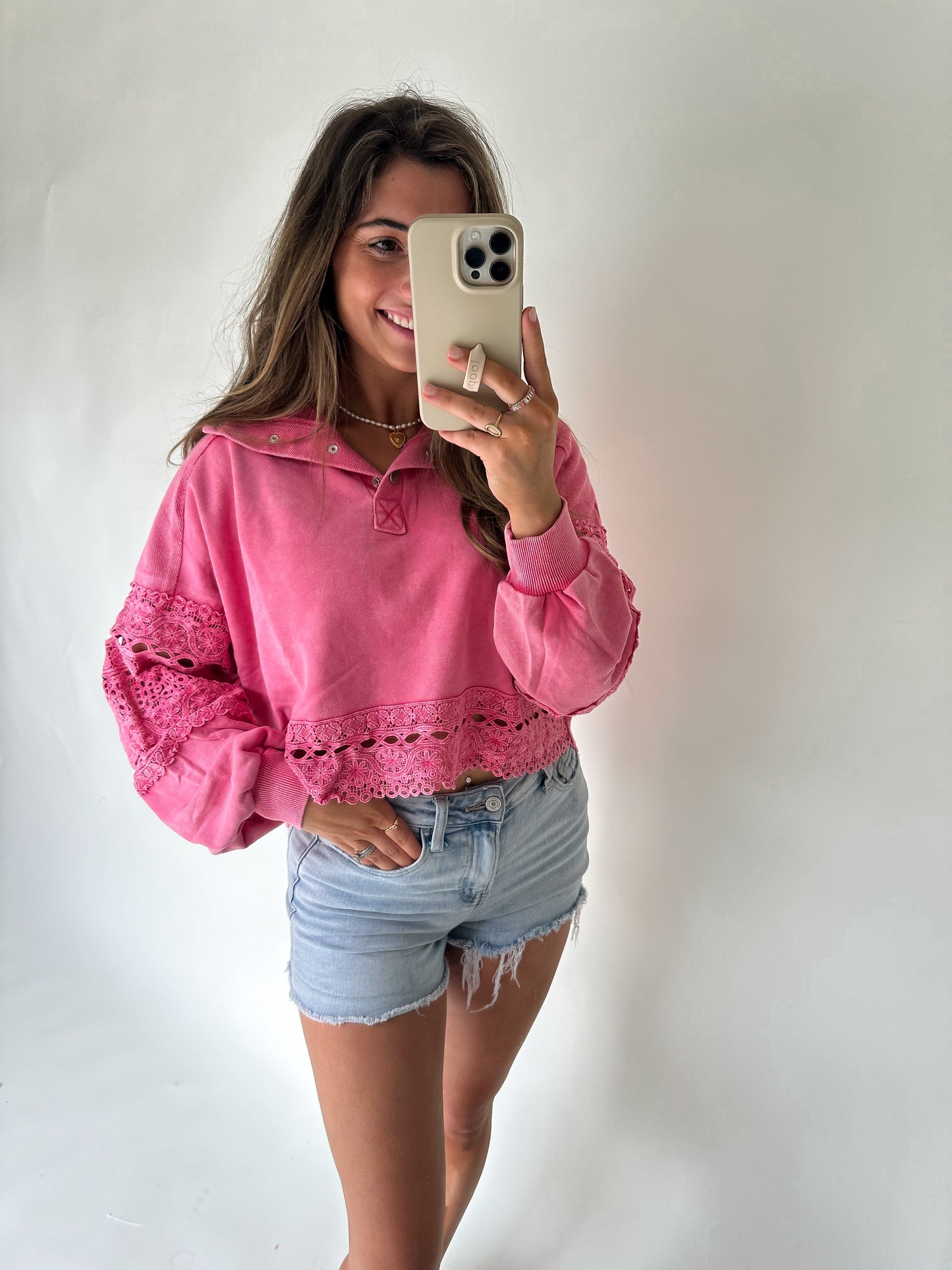 Kylee Pullover- Pink restock!