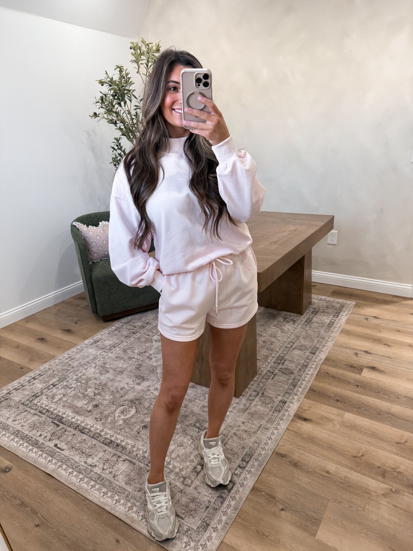 The Cozy Haven Lounge Set - blush