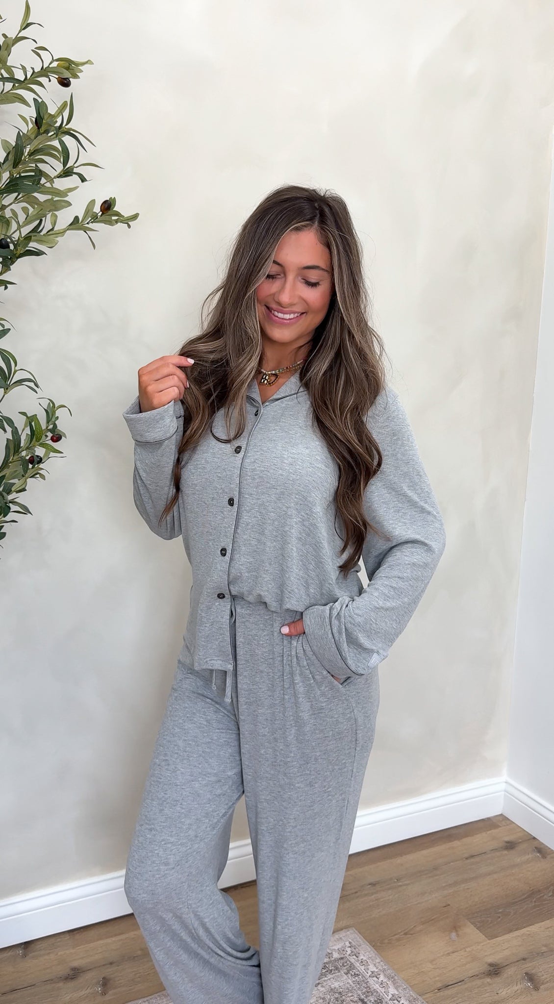 Heather Haze bamboo PJs