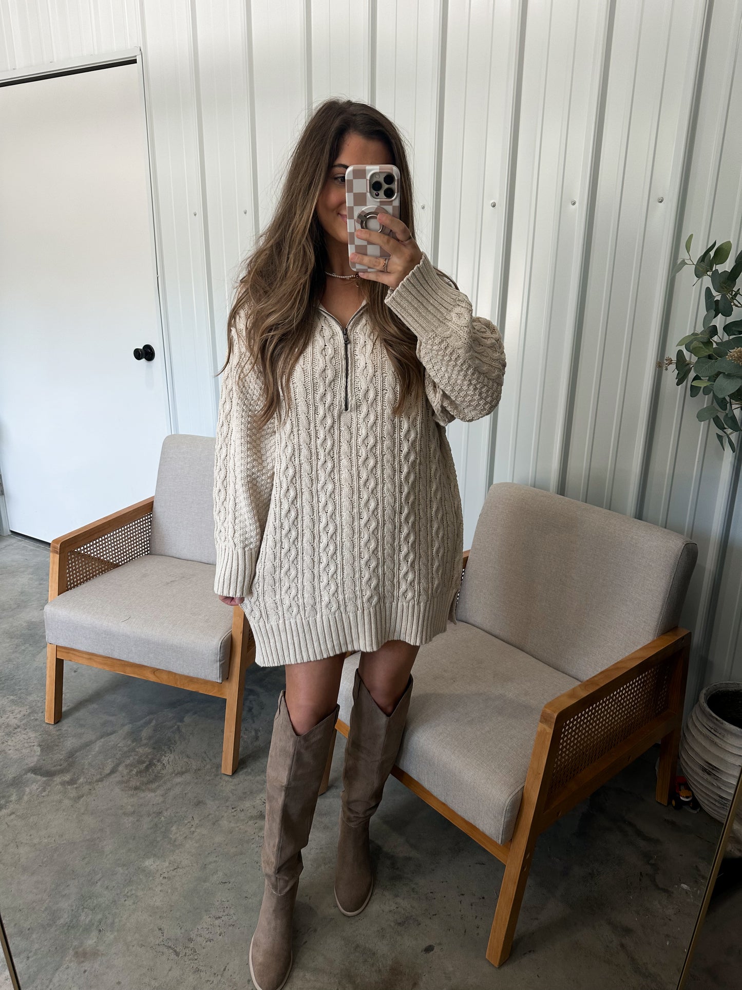 Kellie Knit Sweater Dress