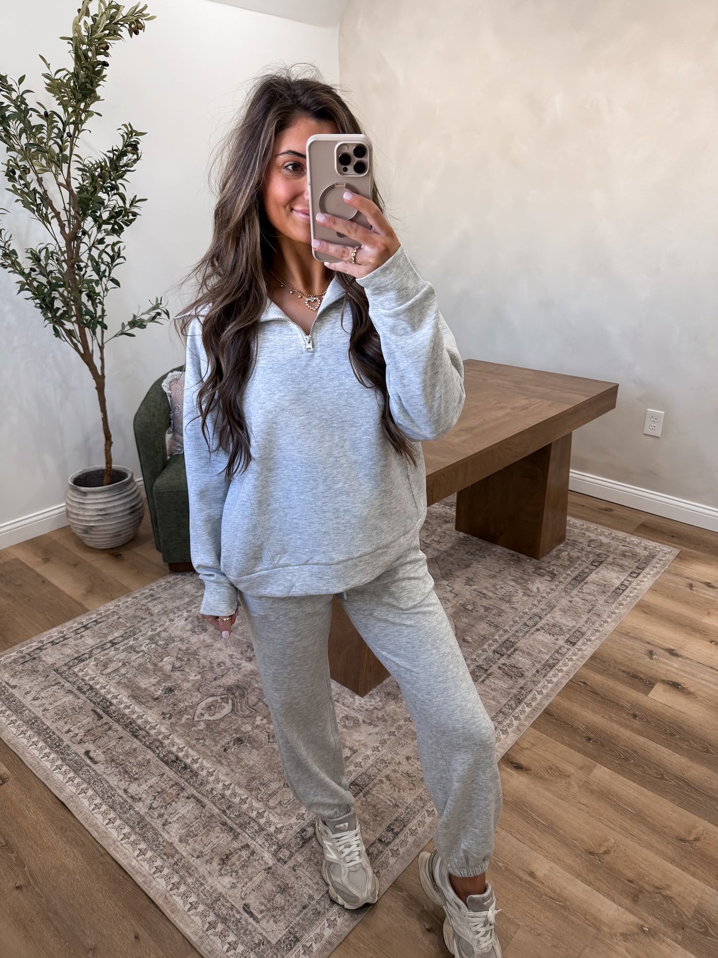 Scuba Jogger Set- Heather Grey