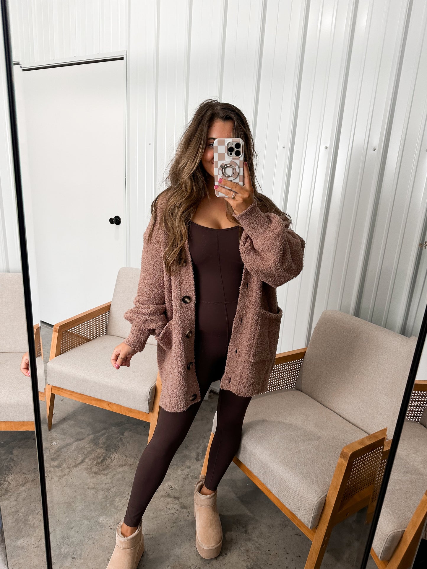 Barefoot & Cozy Cardigan- Taupe