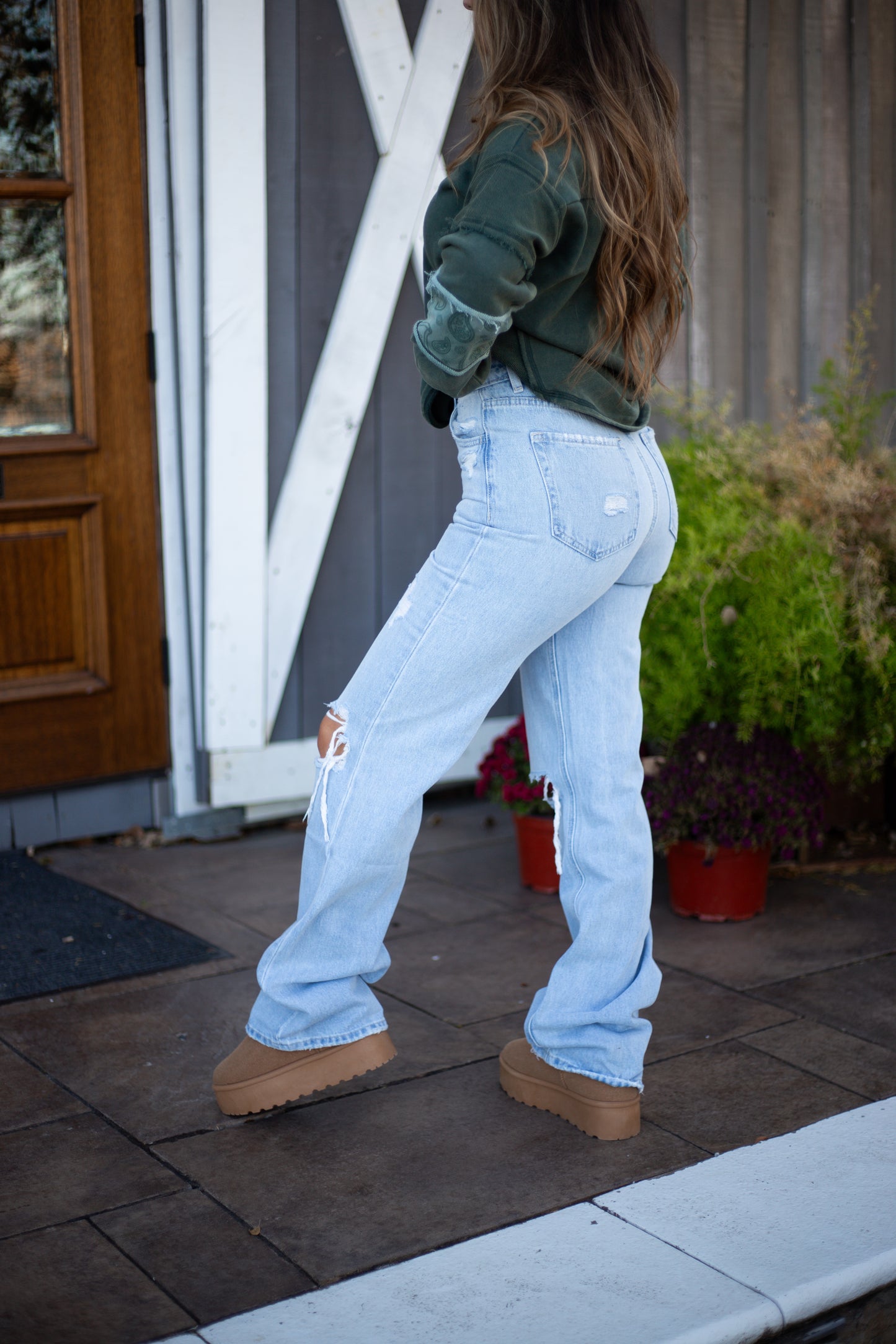 RESTOCK- Sunny Side 90s Vintage Flare Jeans