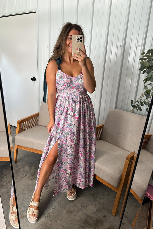 Bren Floral Midi Dress