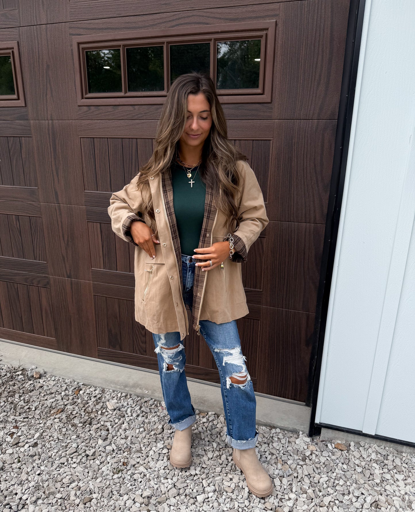 Cotton Barn Jacket - sandy beige *PREORDER 10/31*