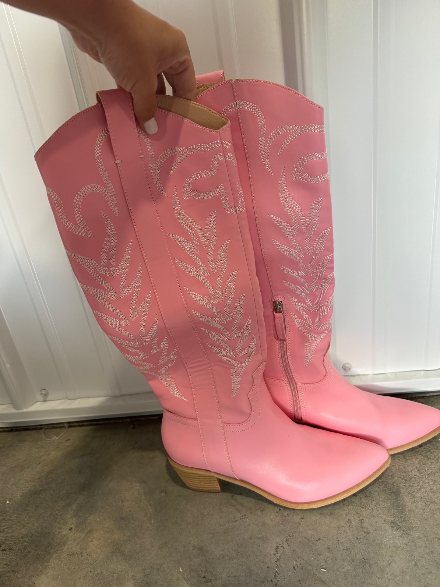 Bronco Western boot pink- Model shoe