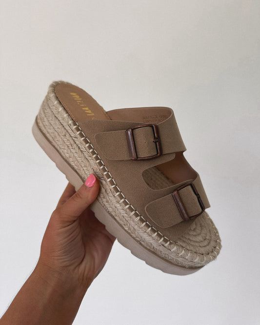 Sandstone Platform Sandal