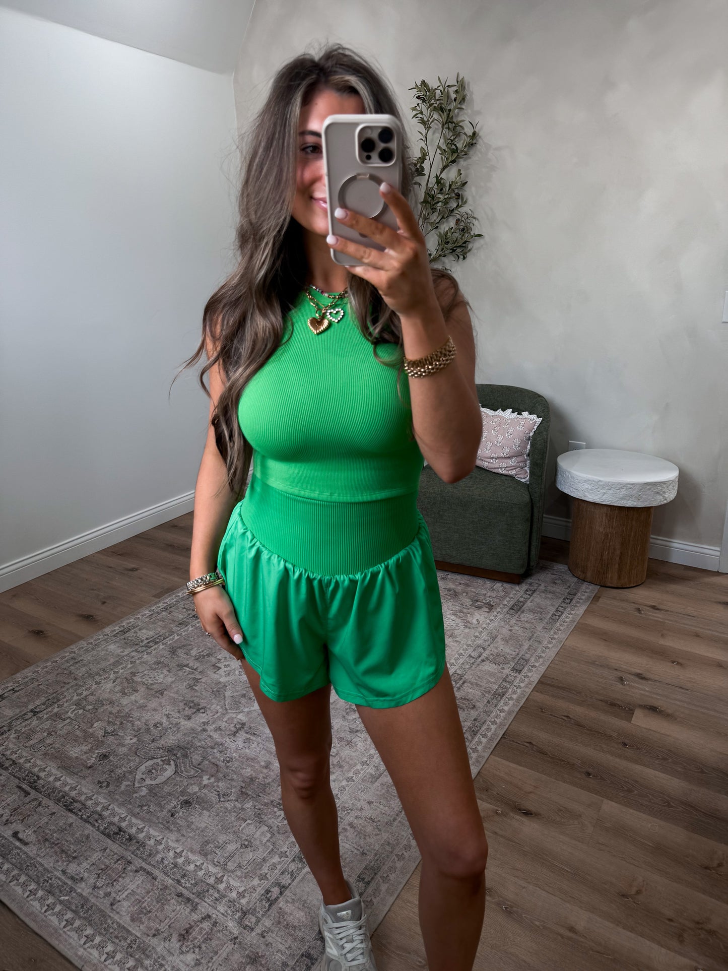FlexForm Seamless Tank - green pop
