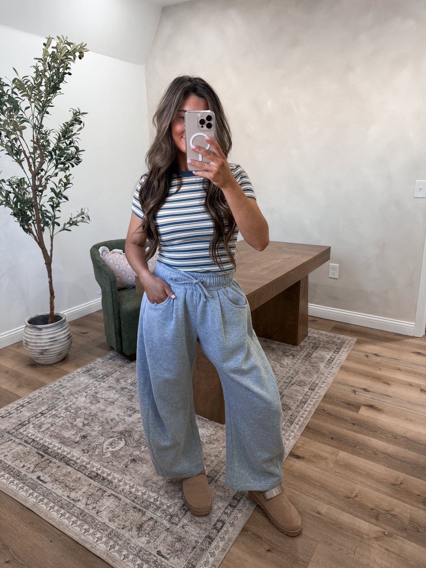 Barrel Lounge Pants - Heather Grey