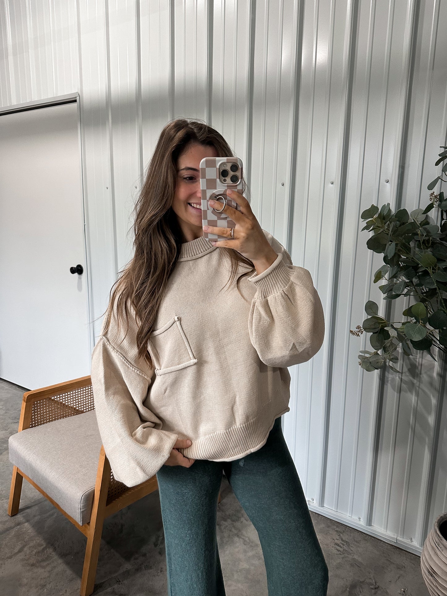 Chasity Sweater - pale oak