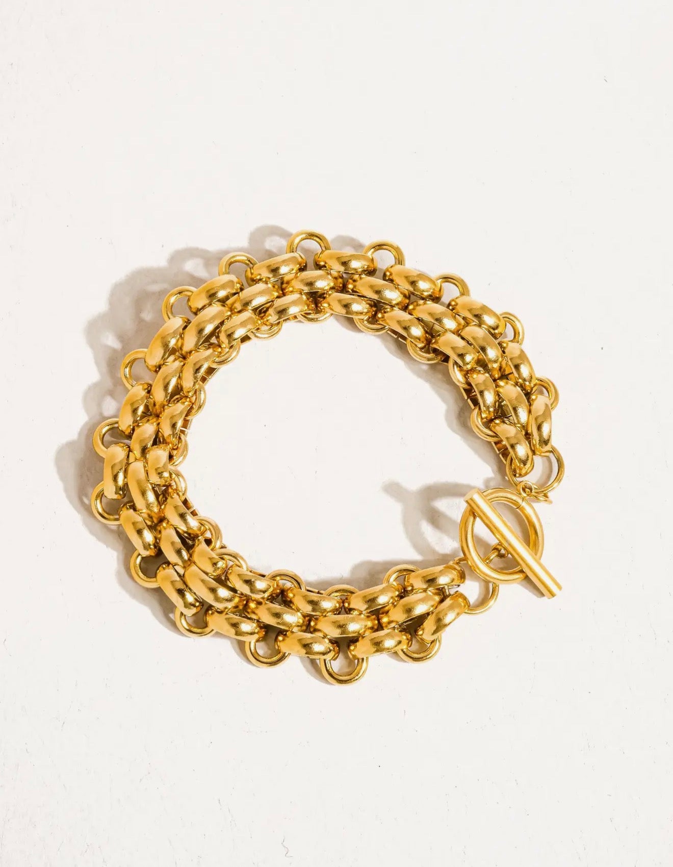 Zara Bold Weave Bracelet - waterproof
