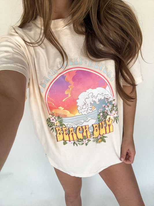 Beach Bum Comfort Colors Graphic Tee