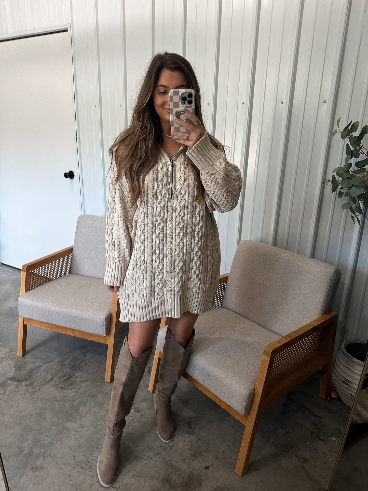 Kellie Knit Sweater Dress