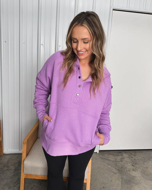 Landry Pullover - Lavender