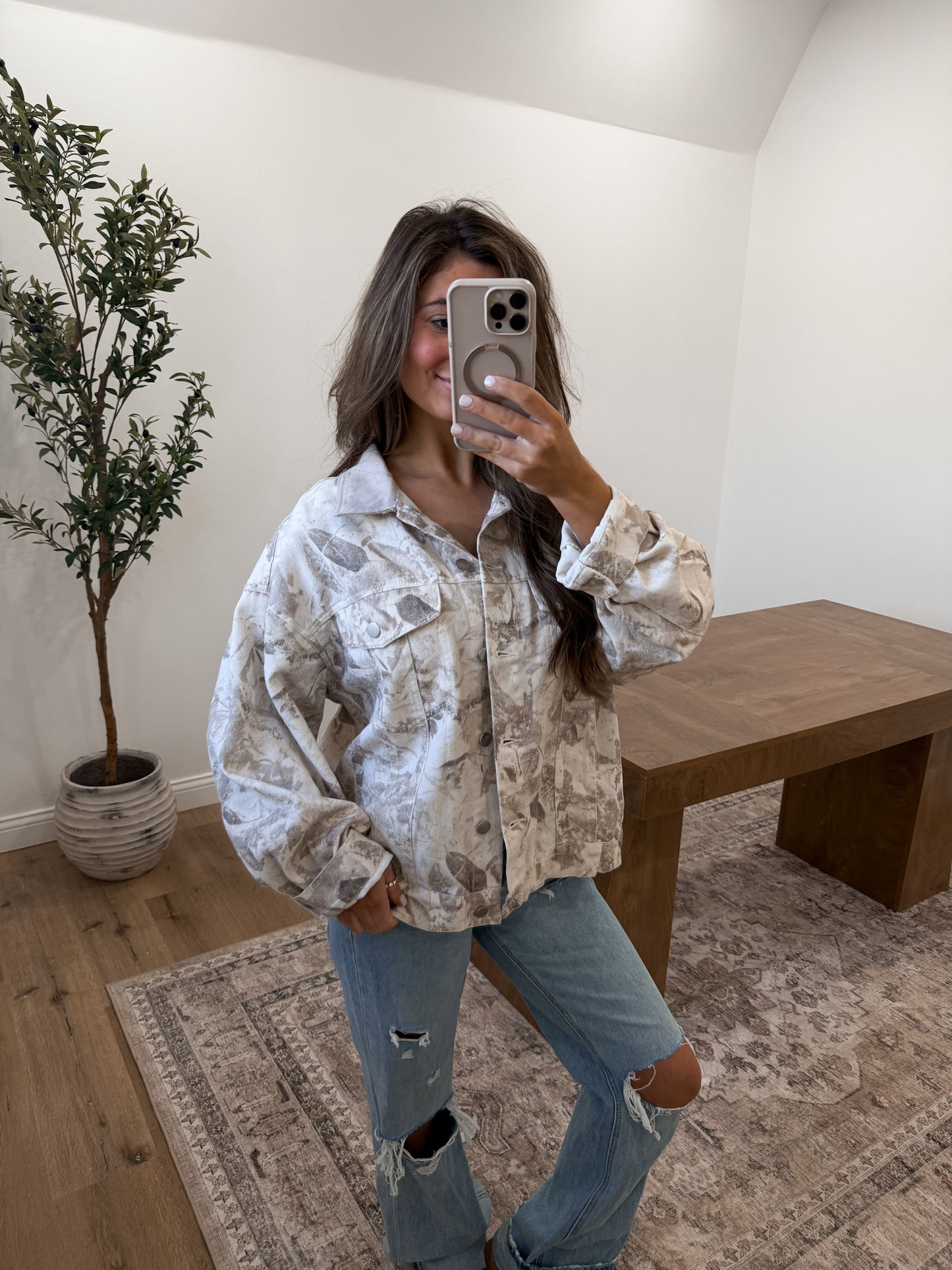 Vintage Button Up Denim Jacket