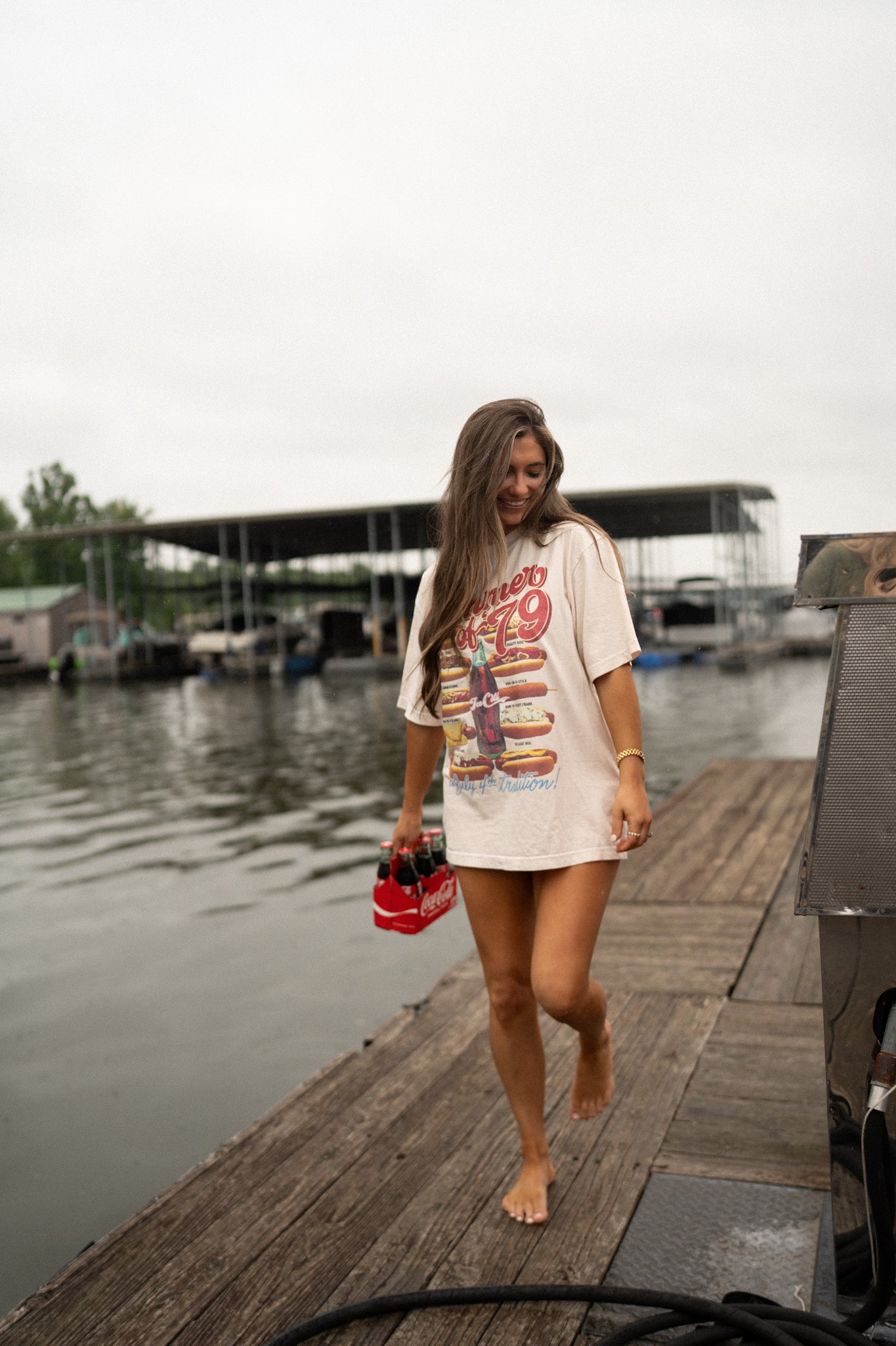 Summer of '79 Hotdogs Tee - ivory