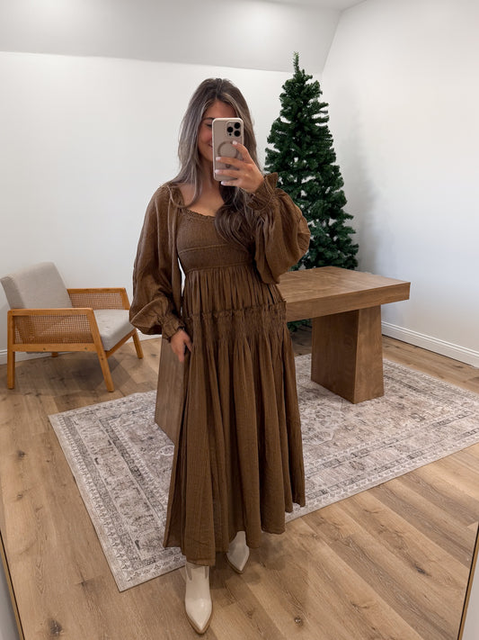 Gathered Together Maxi Dress