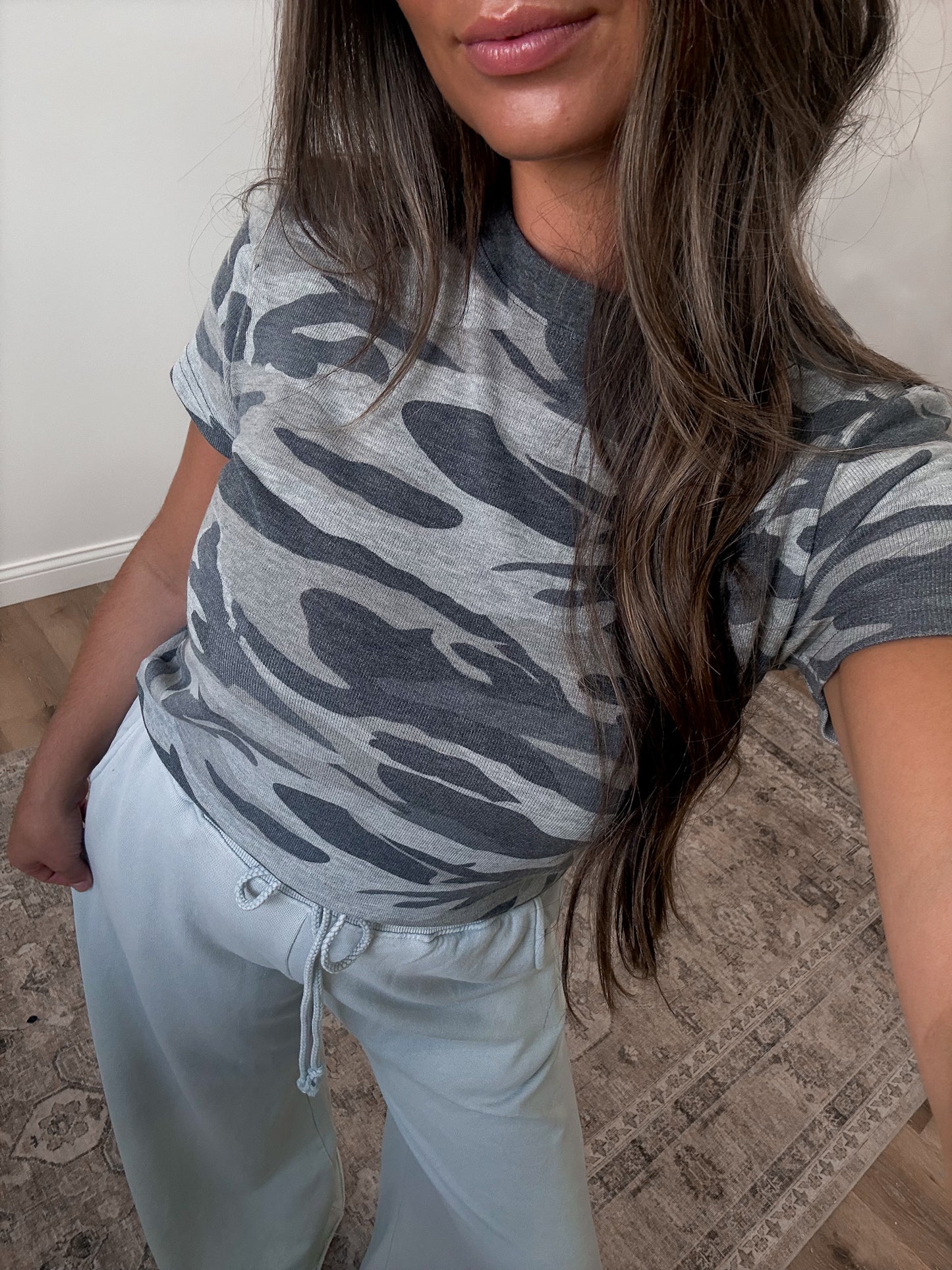 Harley Camo Staple Tee - grey