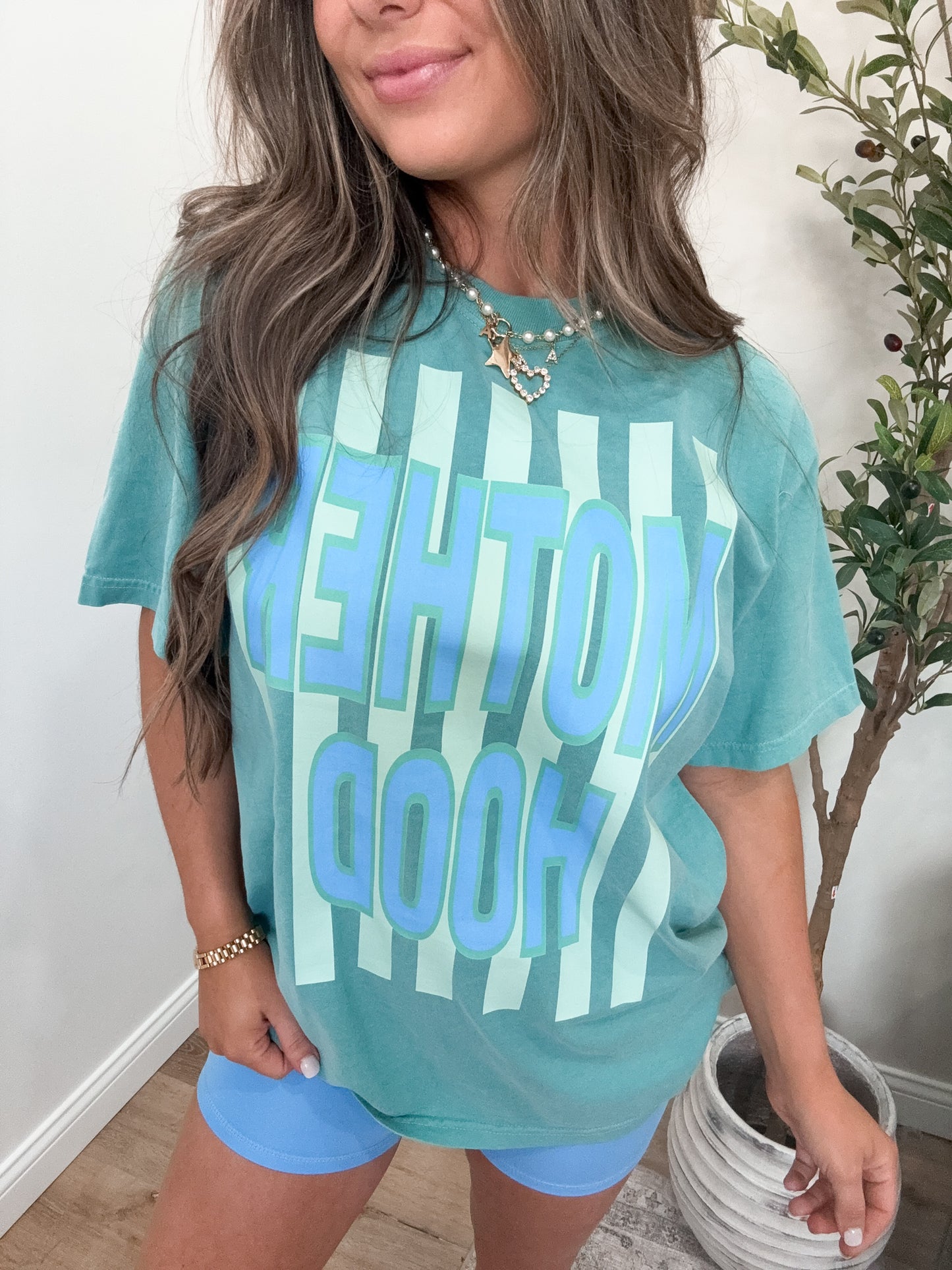 MOTHERHOOD Tee - seafoam