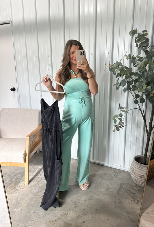 Tia Tube Top Jumpsuit- 2 Colors