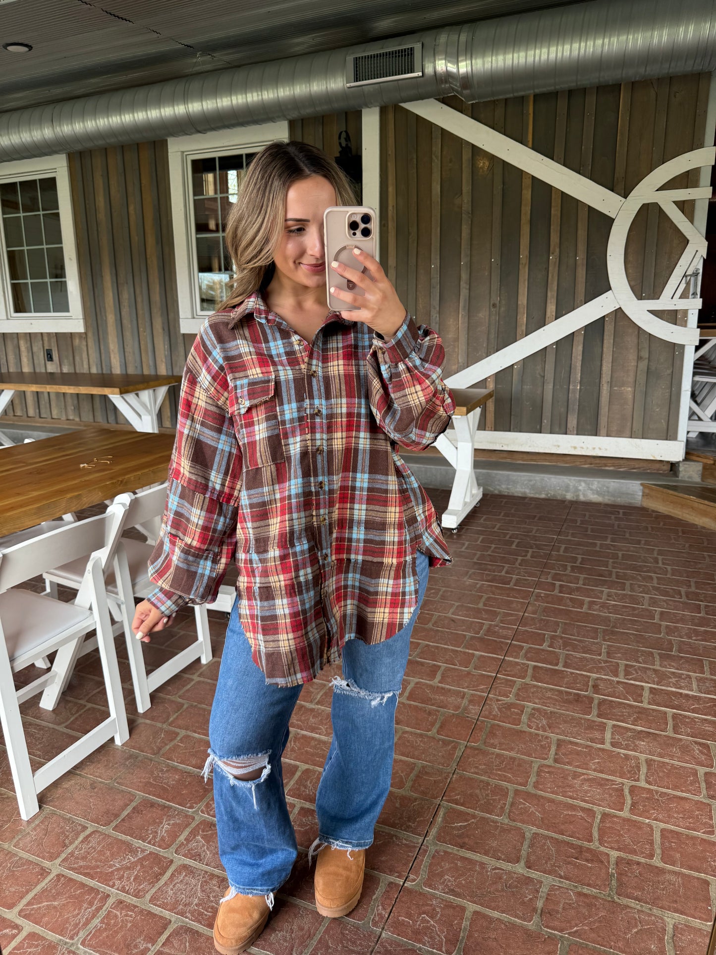 Wavelyn Flannel - Mocha *PREORDER 12/1 SHIPMENT ORDER INDIVIDUALLY FROM IN STOCK ITEMS PLS**