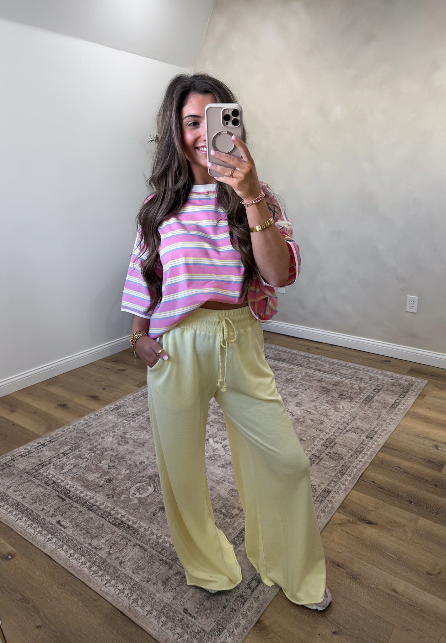 Halsey Lounge Pants - lemonade
