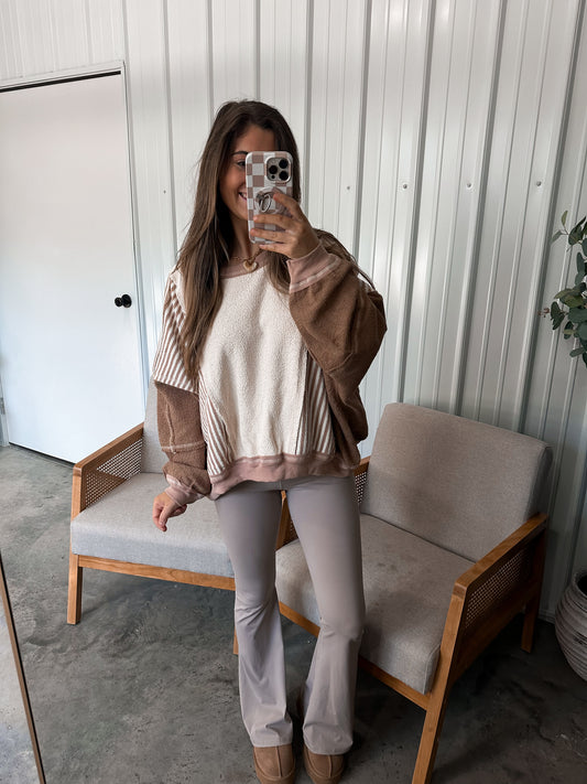 Lainey Looped Colorblock Pullover