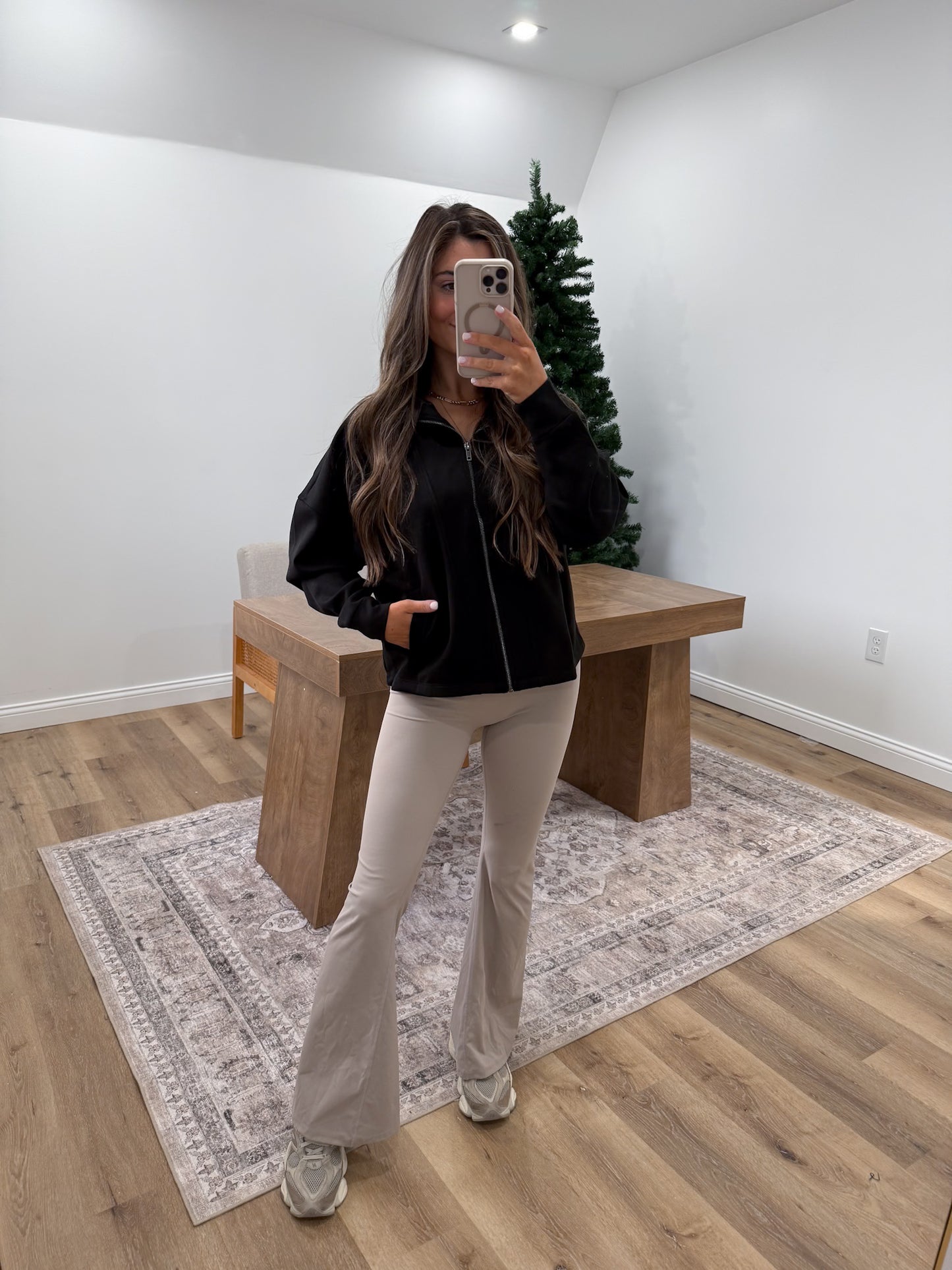 Scuba Full Zip Jacket- Black DOORBUSTER