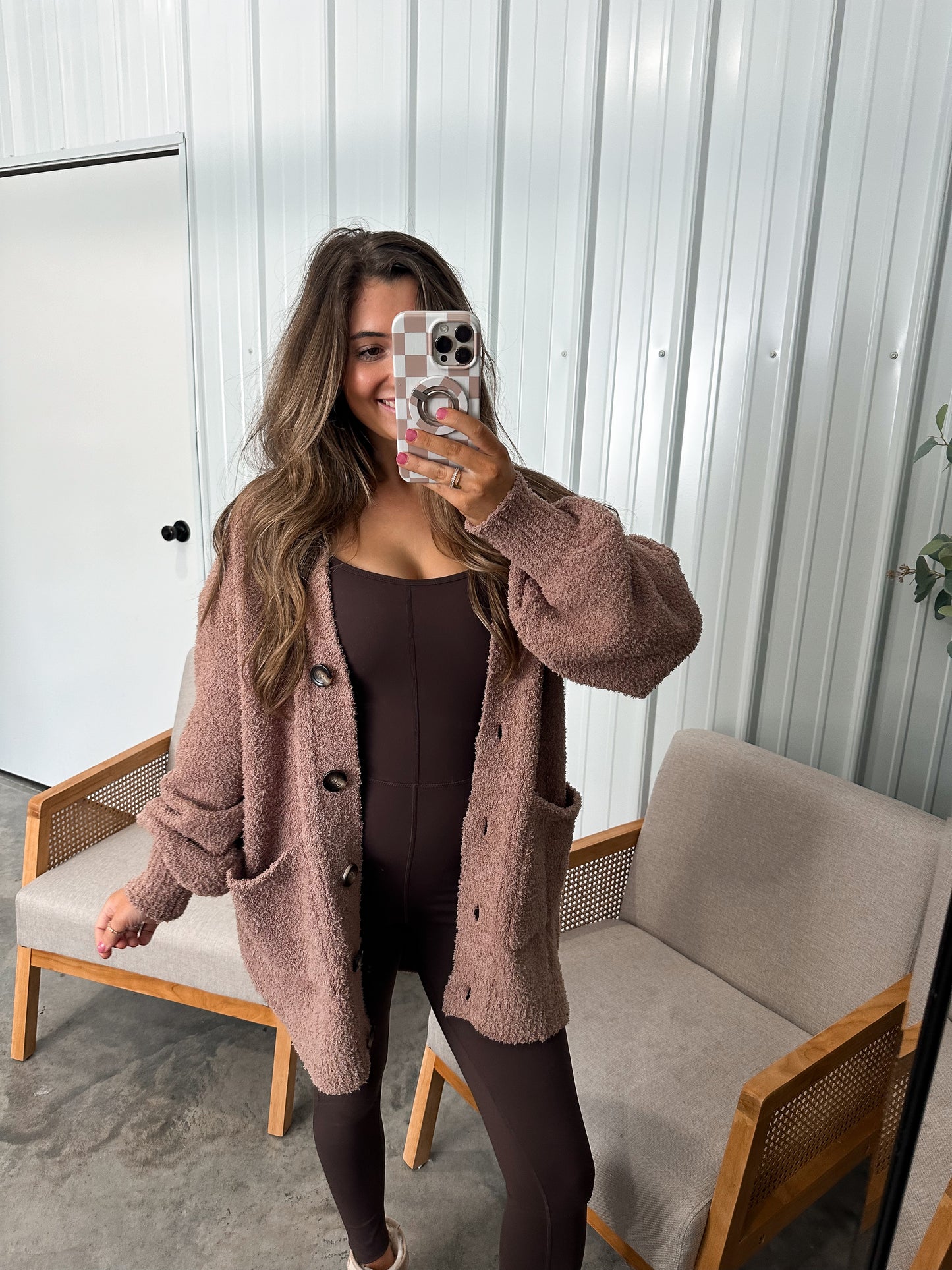 Barefoot & Cozy Cardigan- Taupe