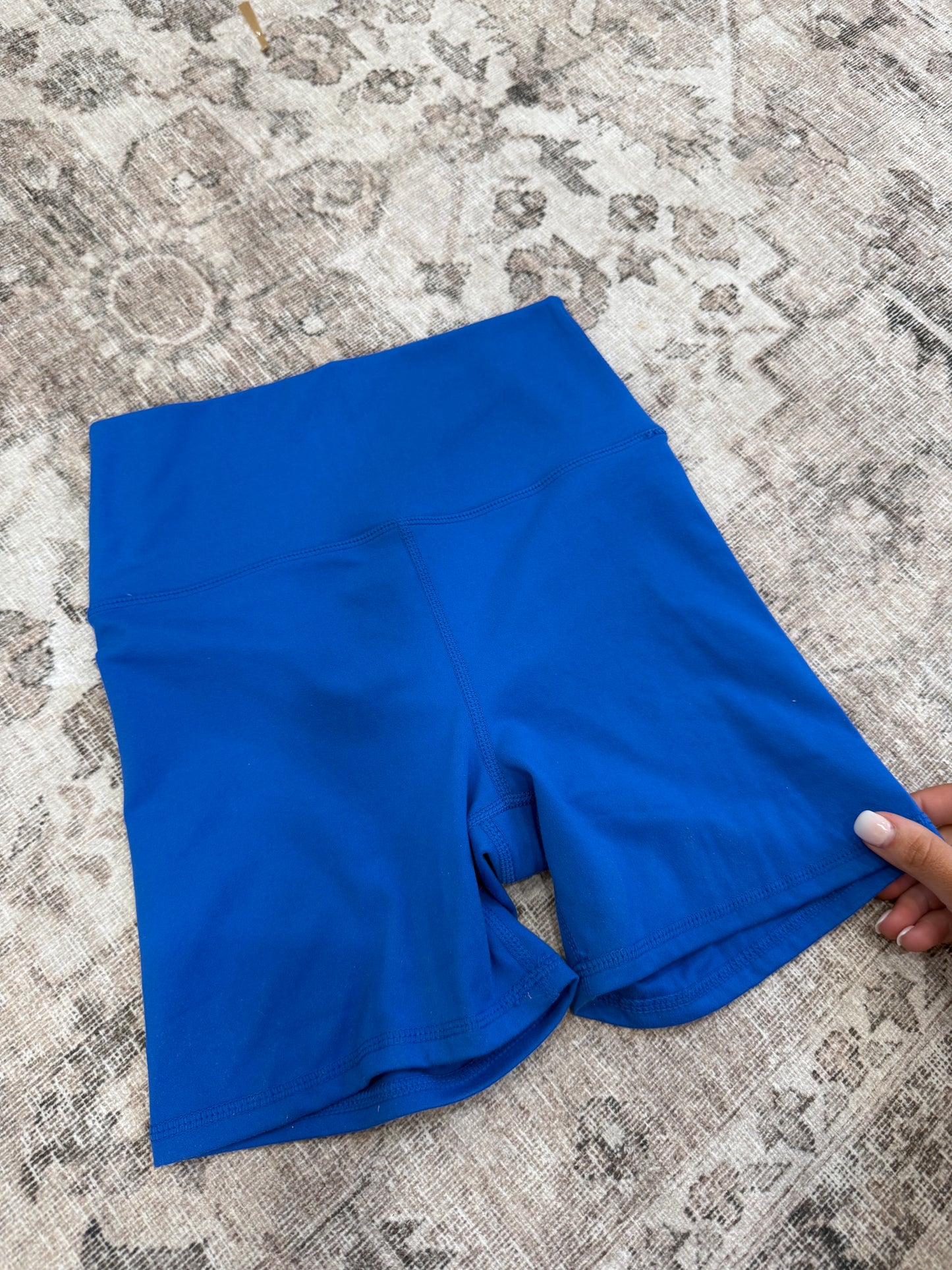 Velocity Contour Biker Shorts - poolside