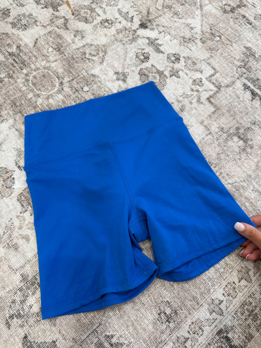 Velocity Contour Biker Shorts - poolside