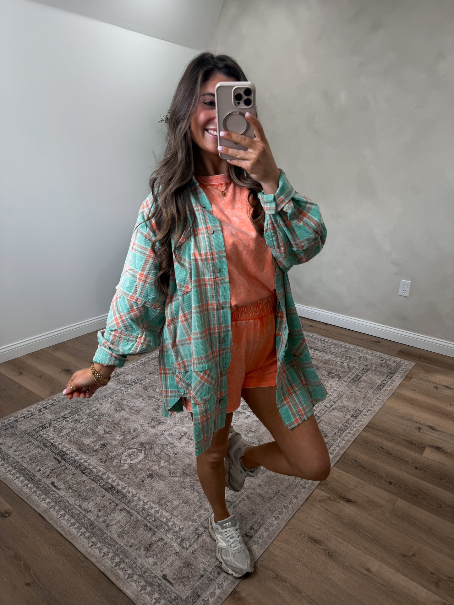 Waverly Ribbed Flannel - Green