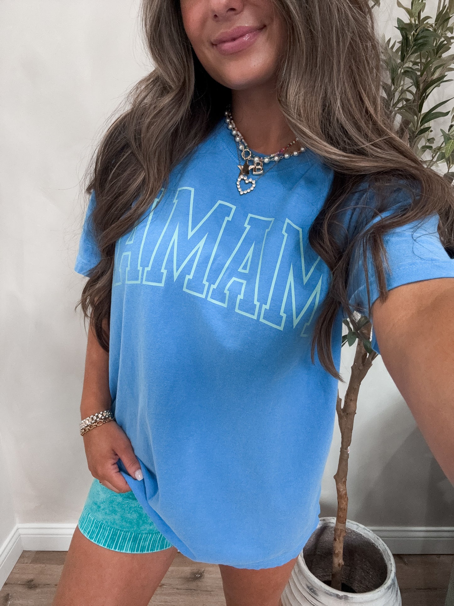 MAMA tee - royal blue