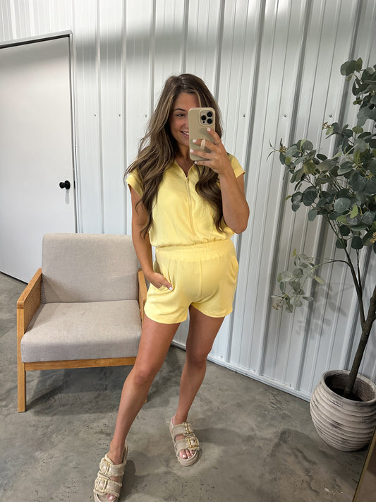 Alexis Hooded Romper- 2 colors