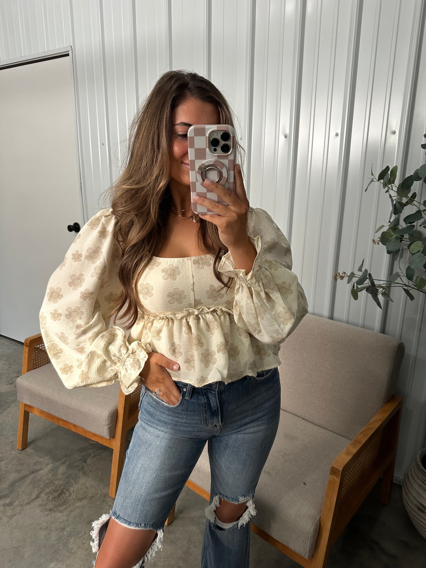 Daisy Babydoll Blouse