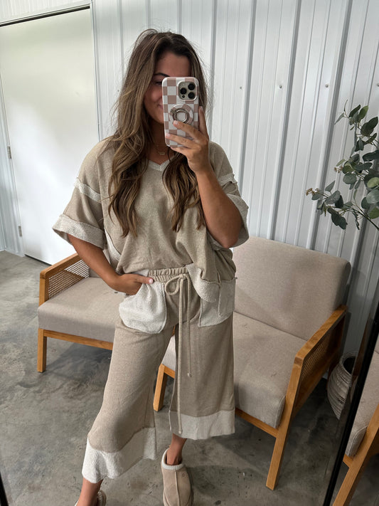 Georgia Pant Set - taupe