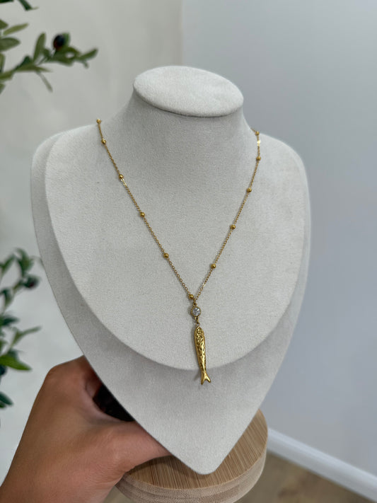 Marina Tide Fish Necklace - waterproof