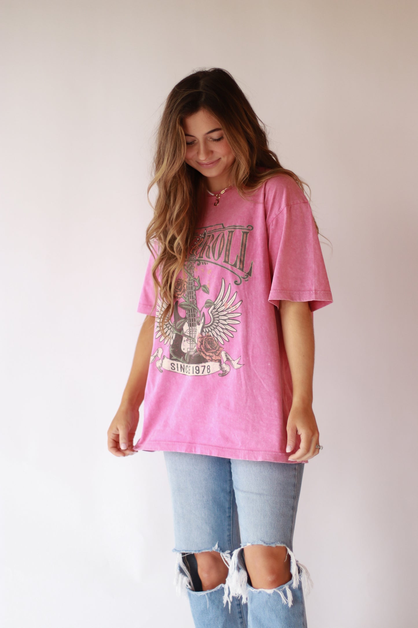 Restock! Washed Rock & Roll Graphic Tee