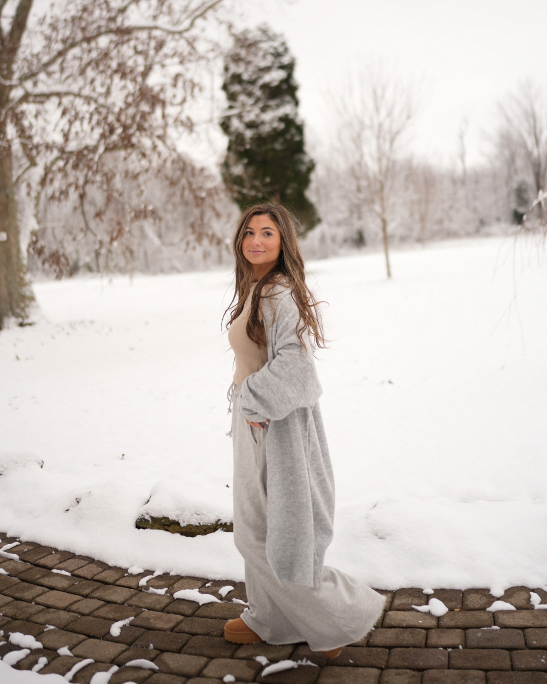 Cold Weather Comfort Cardigan- Grey