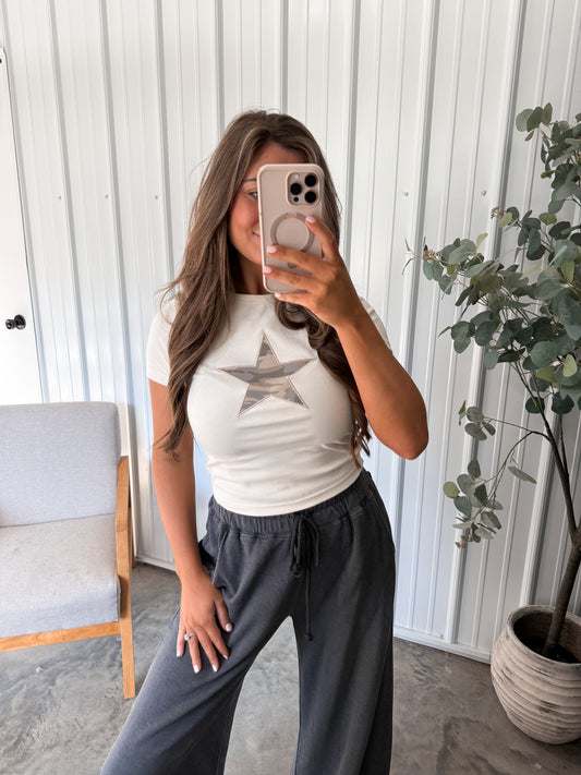 Jessie Camo Star Tee