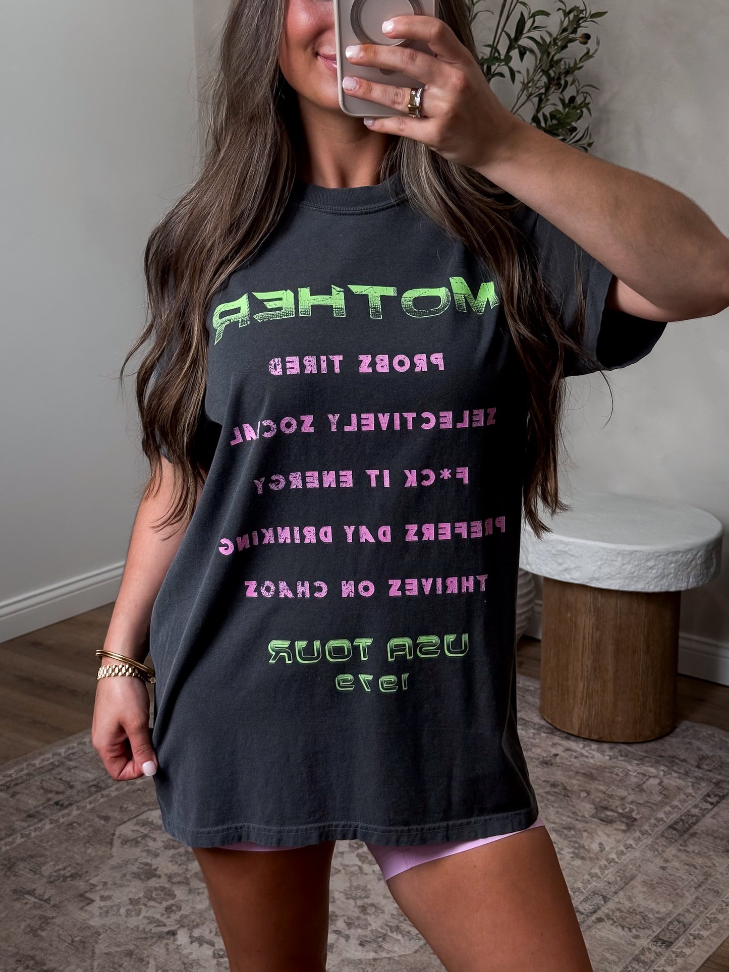 Mother USA Tour Graphic Tee - pepper