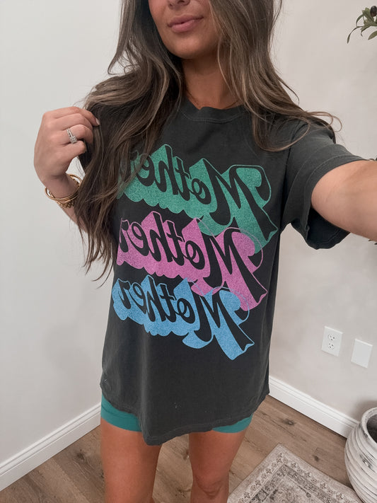 Mother Multi-Colorful Tee - pepper