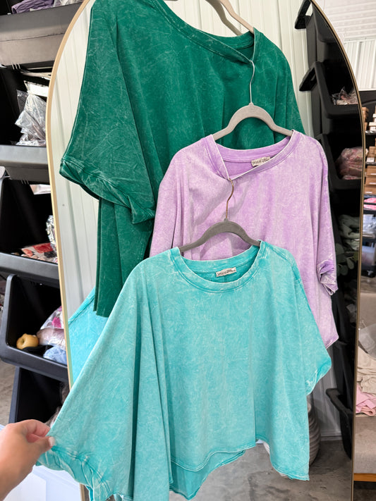 Premium Cotton Oversized Tee- 3 colors