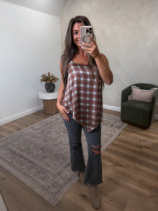 Parker Distressed Straight Jeans - ash black