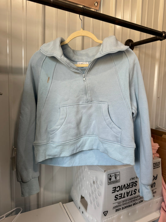 On the go pullover- sky blue *LIGHTLY LOVED*