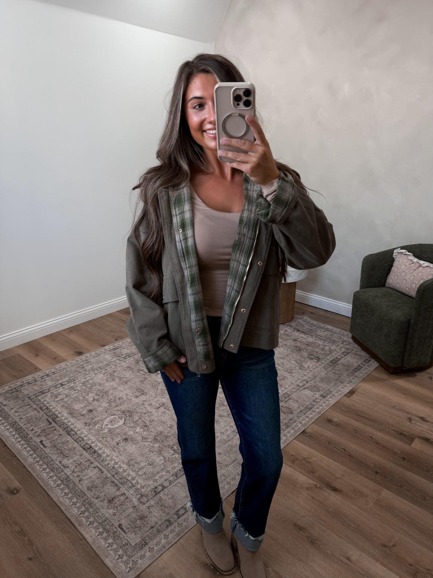 Remington Barn Jacket - olive