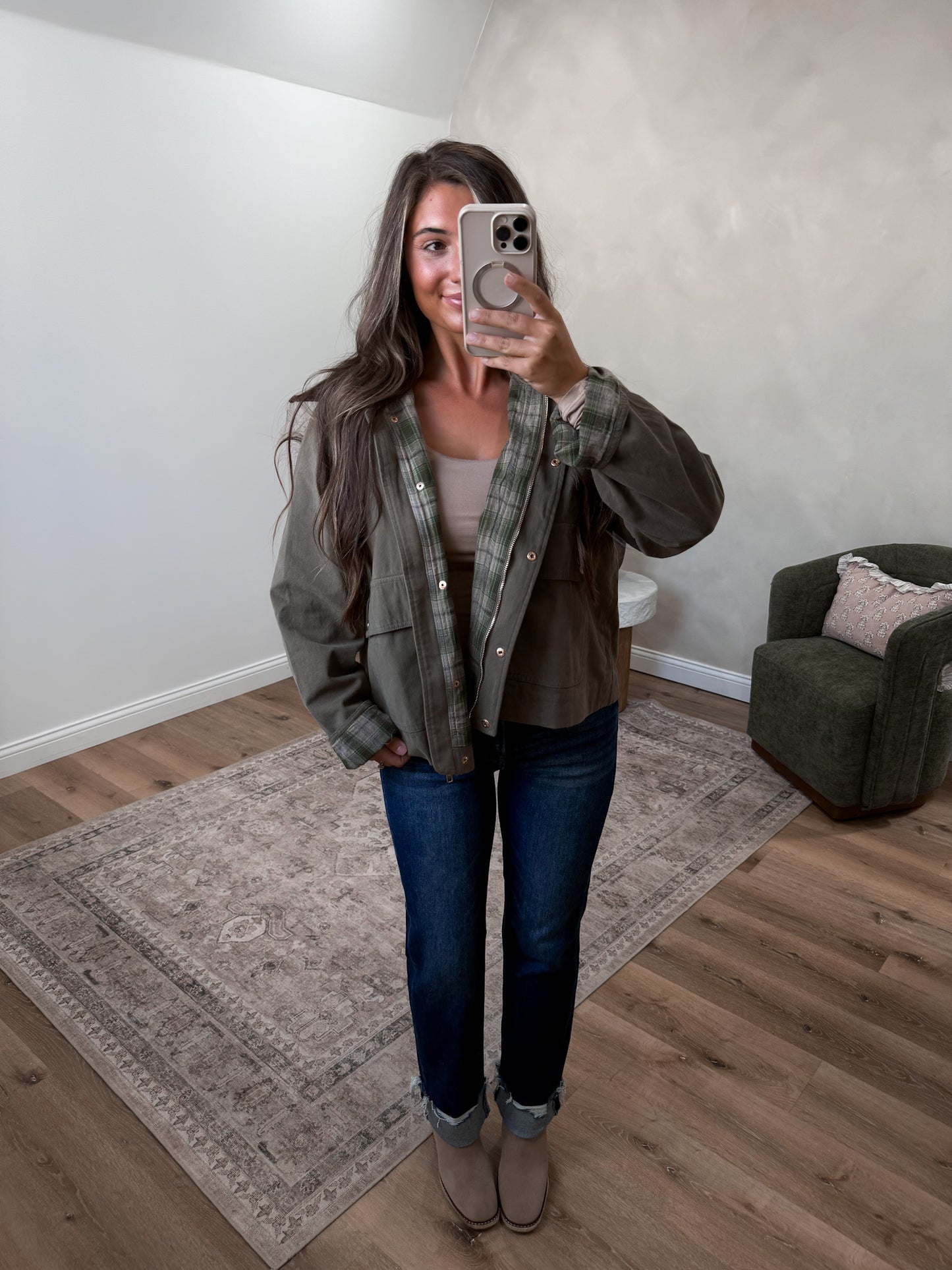 Remington Barn Jacket - olive