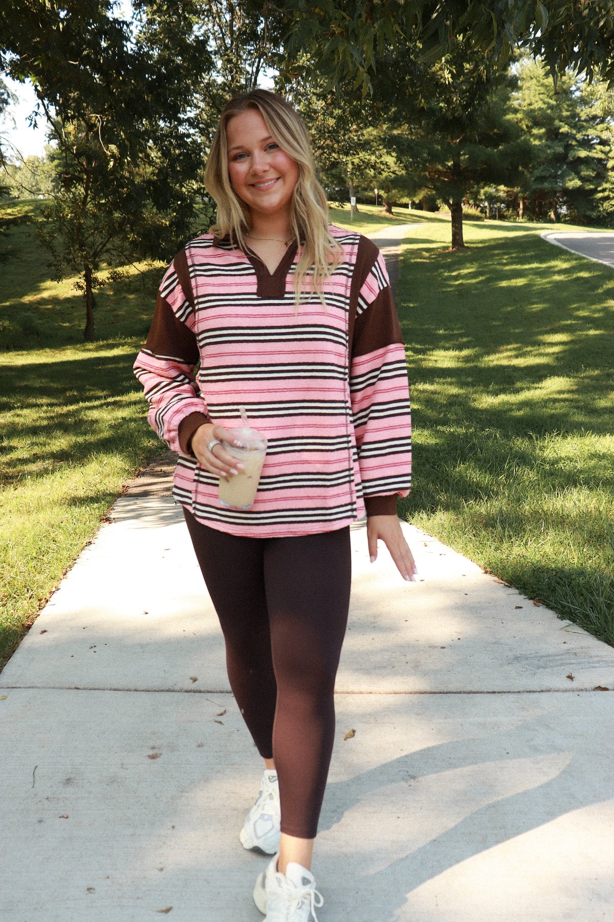 Velocity Skinny Leggings - coffee bean